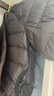 嘟嘟家宝宝羽绒服新年轻薄儿童白鸭绒保暖男童连帽外套过年衣服 黑色110 实拍图