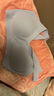 ubras【2件装】无尺码免拆V领内衣女背心美背粉底液色文胸罩无痕隐形 裸感肤+奶盐蓝 实拍图