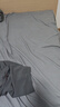 京东京造 悦柔床单单件 120g加厚耐用 A类磨毛床罩 180x230cm 科技灰 实拍图