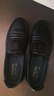 奥康（Aokang）商务休闲皮鞋男士耐磨牛皮软底一脚蹬鞋黑色42码 实拍图