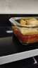 希乐扣Cilock玻璃饭盒上班族带饭 微波炉可加热餐盒便当盒大容量保鲜盒 三件套 实拍图
