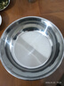 【不锈钢】和面盆厨房烘焙家用火锅盆洗菜打蛋汤锅盆醒面盆料理盆 32cm【热卖款】不锈钢 和面盆 实拍图