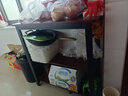 全品屋厨房置物架多功能落地橱柜切菜桌子工作台餐边储物架窄边柜咖83 实拍图