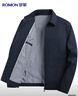 罗蒙100%纯棉夹克男士中青年春秋季外套工装休闲翻领爸爸装男装茄克衫 实拍图
