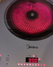 美的（Midea）家用电磁炉电陶炉2200W大功率新型电磁灶UH混合动力煮小米粥爆炒不挑锅具大面板耐磨易洁MC-DH2211 实拍图