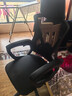 锦汐 电脑椅家用办公椅子靠背人体工学椅学习转椅老板座椅游戏电竞椅 【可后躺】黑框黑网 实拍图