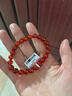 石玥珠宝收藏级8mm红玛瑙手串本命年转运珠水晶玛瑙手链男女士款 实拍图