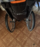 鱼跃 (yuwell)手动轮椅车H062折叠老人轻便免充气铝合金旅行手推代步 实拍图