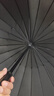 美度（MAYDU）长柄雨伞大号加固加厚结实抗风伞男士手动长把直柄雨伞黑M5003 实拍图