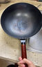 京东京造炒锅 铁锅炒菜无涂层电磁炉燃气灶平底进口极铁【手工锤纹】32cm 实拍图