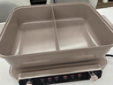 美的（Midea）电火锅鸳鸯锅火锅专用锅多功能锅料理烤肉锅分体式多功能一体电锅0氟钛陶电煮锅HGS352866S 实拍图