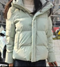 鸭鸭羽绒服女短款2026冬季新款小个子甜美气质休闲百搭防寒保暖外套HT 冰川蓝 L (165) (建议120-135斤) 实拍图