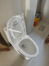 恒洁（HEGII）马桶 家用虹吸式大冲力坐便器 速冲节水防臭 静音降缓盖板 包安装 【抗菌座圈】一级水效HC0518PT 305坑距（适用300-345mm） 实拍图