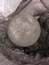 晶蕊世家天然白色水晶球摆件方解石球摆件原石打磨居家玄关办公开业送礼品 精选直径10厘米（送底座） 实拍图