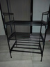 简易鞋架出租屋门口结实特价多层置物架家用学生多功能收纳架鞋柜 3层黑色【长45CM】 实拍图
