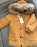 戴维贝拉（DAVE＆BELLA）保暖连帽90绒男童羽绒衣儿童冬装宝宝羽绒服冬季外出服小男孩上衣 杏黄色DB15565-NN 110 cm（建议身高100-110cm） cm（建议身高100-110cm 实拍图