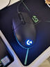 罗技（G）G102第二代游戏鼠标 RGB流光灯效鼠标 轻量化  游戏级8000DPI传感器 黑色 200-8000DPI 实拍图
