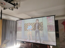 快朵小屋 120英寸16:9支架挂壁两用幕布 白玻纤高清可移动免打孔投影仪幕布家用办公极米坚果当贝小米 实拍图