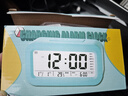 康巴丝（Compas）电子闹钟夜光智能语音报时起床神器闹铃强力叫醒儿童学生床头钟开学必备 2139 白色 新年礼物 实拍图