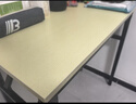 墨例折叠桌电脑桌椅长条桌子折叠书桌弹簧桌学习台式桌面试办公培训桌 实拍图