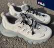 FILA 斐乐官方男鞋TRUFFLE老爹鞋2026春季新款蘑菇鞋休闲鞋运动鞋 雪白/古白色-SA 41 晒单实拍图