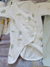 童泰婴儿连体衣新生儿衣服四季0-6月初生宝宝哈衣爬服纯棉内衣2件装 绿白小树（四季款） 59cm (建议1-3个月身高55-60cm) 实拍图
