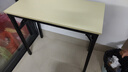 墨例折叠桌电脑桌椅长条桌子折叠书桌弹簧桌学习台式桌面试办公培训桌 实拍图