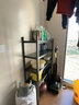七序家用货架置物架阳台仓库储物架地下室展示多层落地收纳架 五层183cm高【默认黑色】 长150宽50cm 实拍图