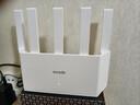 Tenda腾达路由器【千兆WiFi6+穿墙王】无线AX3000信号放大器增强家用Mesh限时补贴金榜一名云霄白立式 实拍图