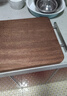 双枪乌金檀木整木菜板 百年龄砧板家用切菜案板抗菌实木菜板45*30*2.5 实拍图