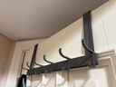 京东京造 space 太空铝门后挂钩6钩免打孔门上衣架门框衣服卧室收纳置物架 实拍图