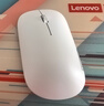 联想（Lenovo）无线蓝牙鼠标轻音鼠标 Air Handle轻音双模鼠标 便携办公鼠标 适用台式机一体机笔记本平板 白 实拍图