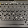 罗技（Logitech）时尚系列 K380 键盘 蓝牙办公键盘 无线键盘 女友 便携超薄键盘 笔记本键盘 黑灰色 实拍图