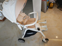 SMARTSTROLLER遛娃神器婴儿推车可坐可躺轻便折叠双向高景观0-6岁用宝宝溜娃车 香槟白(铝合金车架+3D舒适透气) 实拍图