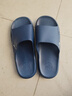 回力静音男士室内户外穿厚底防滑速干洗澡凉拖鞋HL3A23深蓝40-41码 实拍图