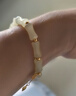周百福 银和田玉竹手链女手串手环新年生日情人节礼物送女友 实拍图