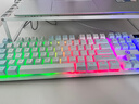银雕(YINDIAO) KM500有线发光键盘鼠标 机械手感游戏电竞笔记本台式电脑外设 薄膜键鼠套装 白蓝 实拍图