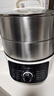 美的（Midea）电蒸锅电煮锅电火锅电炒锅多功能炖蒸煮一体家用电热锅蒸蛋器14.5升大容量多用途锅ZGE2866 实拍图