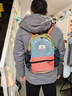 SHUKIKU儿童书包幼儿园一年级书包小学生背包男女生户外旅游双肩包橙红M 实拍图
