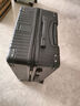 梵地亚拉杆箱万向轮耐磨抗摔行李箱24英寸男女大容量轻盈旅行箱 黑色 实拍图