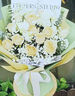 艾斯维娜鲜花速递11朵玫瑰花束送女友生日礼物全国同城配送 19朵艾莎玫瑰花束 实拍图