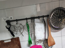 卡贝（cobbe）厨房挂钩免打孔挂杆置物架壁挂式排钩厨具用品挂架锅盖枪灰收纳架 实拍图
