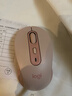 罗技（Logitech）M750M 通用版鼠标 无线鼠标 静音鼠标 对称鼠标 粉色 带Logi Bolt USB接收器 实拍图