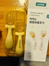 COOKSS婴儿勺子宝宝学吃饭弯弯训练勺叉子自主进食PPSU辅食勺餐具收纳盒 实拍图