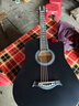 维卡斯（WEIKASI）民谣吉他初学者木吉他单板新手入门练习琴guitar吉它学生男女乐器 41英寸纯黑色+礼包【进阶推荐】 实拍图