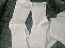 莫代尔5双袜子男长筒新疆棉秋冬10A抗菌防臭吸汗白色学生时尚中筒袜四季 【长筒袜】白色 5双 均码 【60%新疆棉防臭】 实拍图