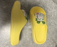 巴布豆（BOBDOG）儿童拖鞋男女童宝宝软底居家室内外夏季凉拖鞋 黄色 160码 实拍图