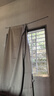金蝉窗帘遮光轨道挂钩式卧室高级感窗帘家用遮光防晒 奶茶色 130*180 实拍图