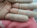 透明切口磨砂手指套一次性防裂保湿防干裂防冻防水翻页翻书点钞点钱干活拇指套指甲乳胶触屏护指套 切口手指套（100只） M码（建议男士） 实拍图