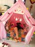 闹闹猫帐篷儿童室内女孩公主分床神器美乐蒂宝宝可睡觉秘密基地生日礼物 美乐蒂帐篷+【棉球灯云朵彩旗蝴蝶夹子】 【金属镀漆支架】（长1.2米宽1米高1.3米） 实拍图